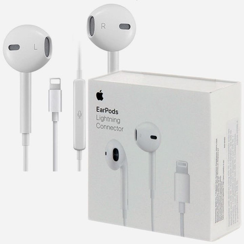 هندزفری با سیم اپل مدل EarPods کانکتور لایتنینگ غیر اصل